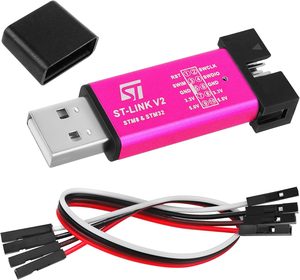 Aismartlink ST-Link V2 Emulador-Descargador Programador Soporte STM8 STM32 Serie Chip Burning y Depuración con Cable de Conexión - Product Image 2