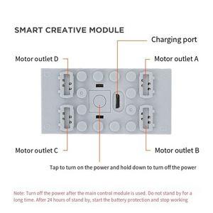 Programming Power Set 8-way Remote Control Lithium Battery Box 8 Channels Remote Control PF Brick STEM <strong>Blocks</strong> Educational Toys - Product Image 4