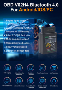 Prezzo di fabbrica all'ingrosso V02H4 leggere e cancellare codice difetto auto strumento diagnostico 2-in-1 analizzatore motore OBD2 Scanner Test della batteria - Product Image 6