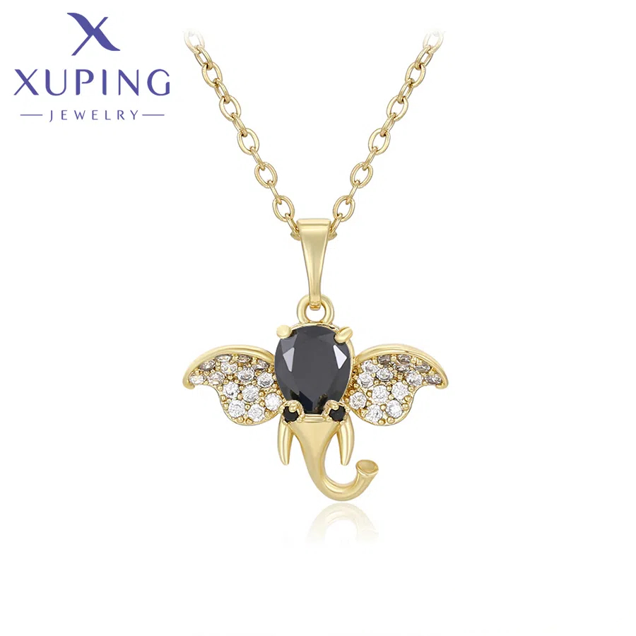 14K gold color black