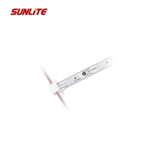 SUNLITE LED çıkış SMD 2835 kenar ışığı alüminyum Led çubuk için Lens ile ışık ışık kutusu DC 12V alüminyum PCB Led çubuk - Product Image 6
