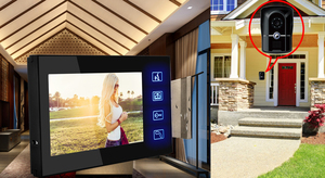HD Wired Video Door Phone <strong>Intercom</strong> <strong>System</strong> <strong>with</strong> <strong>Touch</strong> <strong>Button</strong> for Villa or Office Access Control-1 to 2 Type - Product Image 6