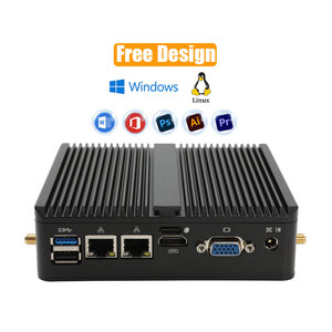 XTミニPC CPUプロセッサ付きJ1900 N2840 DDR3 DC12V VGA HD_MIディスプレイHDベアボーンミニPC - Product Image 1