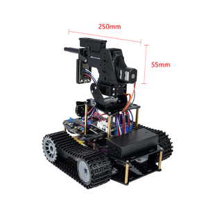 ACEBOTT DIY Robot Car Kit Weichwasserball-Launcher-Plattform Hindernis vermeidung Multi-Mode-Programmierung für Arduino
