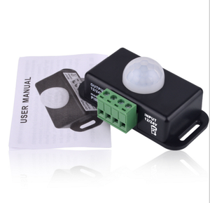 3V 24V 6A CE sertifikalı kızılötesi hareket sensörü anahtarı LED şerit işık PIR hareket kontrolörü İnsan hareket sensörü anahtarı 6A - Product Image 1