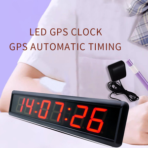 2.3インチ6桁LED GPSウォールクロック屋内リモコンタイマーストップウォッチ付きデジタルDAP製品 - Product Image 2