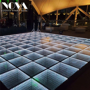 2021 New New Design Sound <strong>DMX</strong> <strong>Control</strong> 0.5*0.5m RGB Full Colors Led Dance Floor - Product Image 4