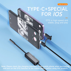 Android Endoscope Inspection <strong>Camera</strong> 2 in 1 Ios Type-<strong>c</strong> Mini Inspection <strong>Camera</strong> for Ios Iphone Waterproof Pipeline Borescope - Product Image 6