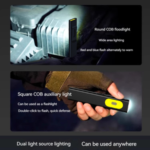 T7 Small Lumen Portable Outdoor Rechargeable LED Flashlight Waterproof IP44 Magnetic Grip Multi-function Work <strong>Light</strong>