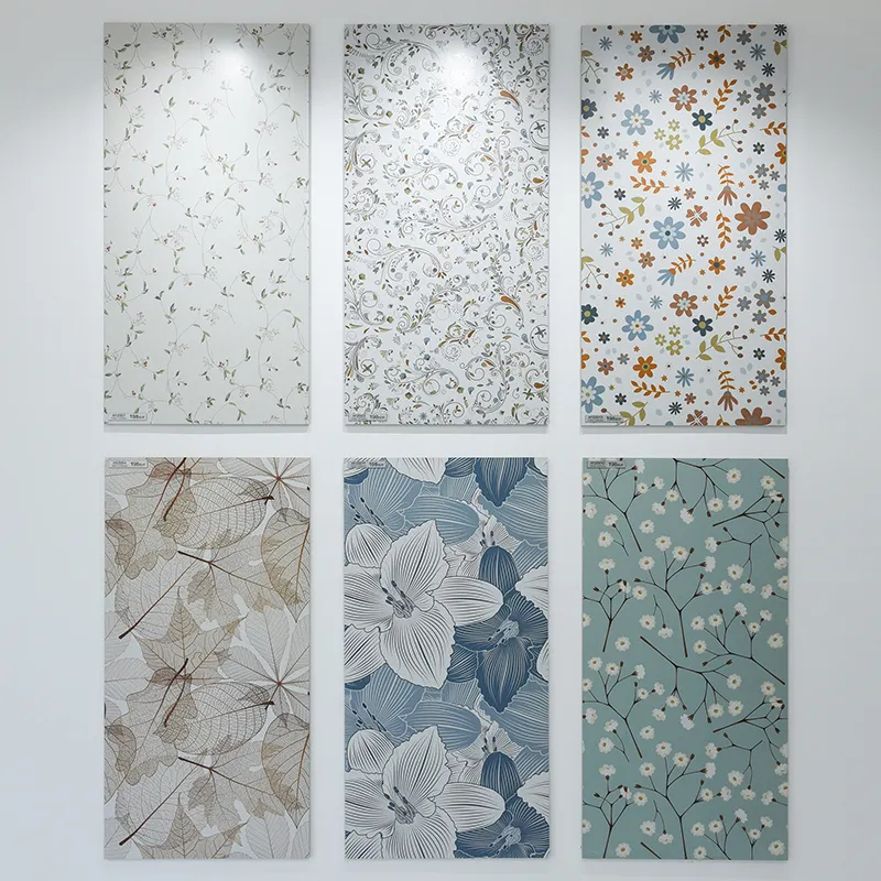 Fabricante 600x1200 Modern Color Flower Pattern Wall Floor Tile para Banheiro Cozinha