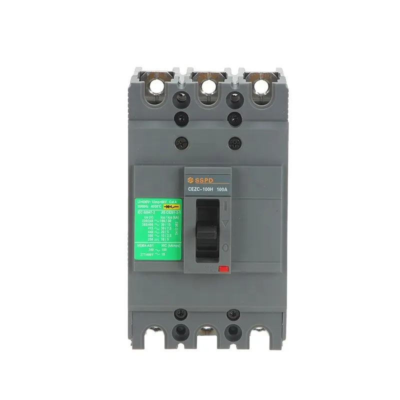 Easypact EZC 100 MCCB 3P molded case circuit breaker dengan 15A 16A 20A 25A 30A 32A 40A 45A 50A 60A 63A 75A 80A 100A Mccb