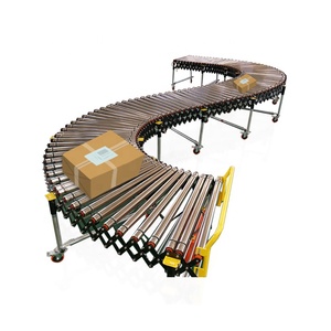 Sistema Automático de Transportador de Rodillos Flexible Industrial de Carga Pesada Línea de Montaje de Trabajo de Almacén de Fábrica - Product Image 1