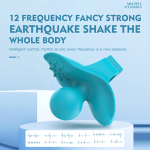 ไวเบรเตอร์ซิลิโคนจีสปอตสำหรับผู้หญิงอุปกรณ์กระตุ้นคลิตอริสและหัวนมของเล่นผู้ใหญ่เซ็กซ์ทอยสำหรับคู่รัก18 + - Product Image 2