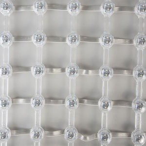 Medya cephe olay parti için açık RGB P100 şeffaf led piksel tel örgü elek esnek mesh led ekran - Product Image 3