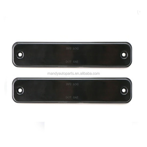 ชุดไฟเครื่องหมายด้านข้างแบบ LED สีเหลืองอำพัน/แดงที่เข้ากันได้กับ HummerH2 2003-2009ขับเคลื่อนโดยไฟ LED 180-SMD ทั้งหมด - Product Image 2