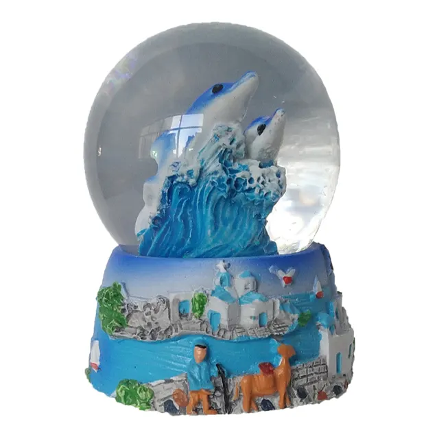 Hadiah suvenir perjalanan diorama balon air