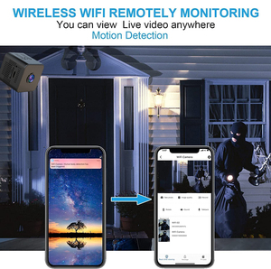 X1 profesional WiFi infrarrojo HD visión nocturna inalámbrica impermeable giratoria cámara de vigilancia de seguridad inteligente - Product Image 6