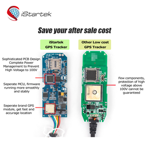 实时iStartek VT100廉价迷你全球定位系统汽车跟踪器隐藏服务器软件短信命令 - Product Image 2