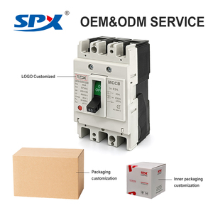 SPX AC/DC MCCB -3P 125L 400V 35kA MCCB kalıplı durumda devre kesici 1P 2P 3P 80A 100A 125A elektrikli MCCB devre kesici devre kesici - Product Image 6
