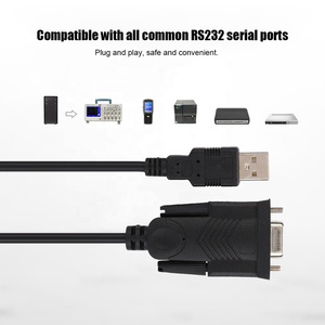 USB-A USB tip A erkek standart RS-232 RS232 9-Pin DB9 kadın seri adaptör adaptörü - Product Image 3