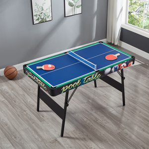 Bán sỉ giá 4ft/4.5ft/5ft/6ft/6.5ft/<span class=keywords><strong>7ft</strong></span>/8ft 3 trong 1 có thể gập lại bảng hồ bơi lắp ráp miễn phí Snooker bảng bàn bi-a - Product Image 4
