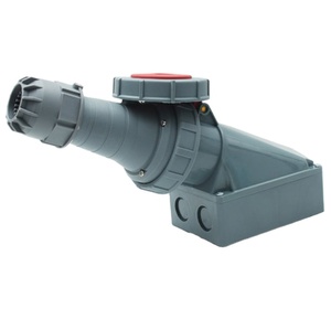 3-pin 63A Industrial <strong>Socket</strong> Waterproof, Dustproof and Durable High-quality Plug <strong>Socket</strong> Industrial Plug + Exposed <strong>Socket</strong> Set - Product Image 1