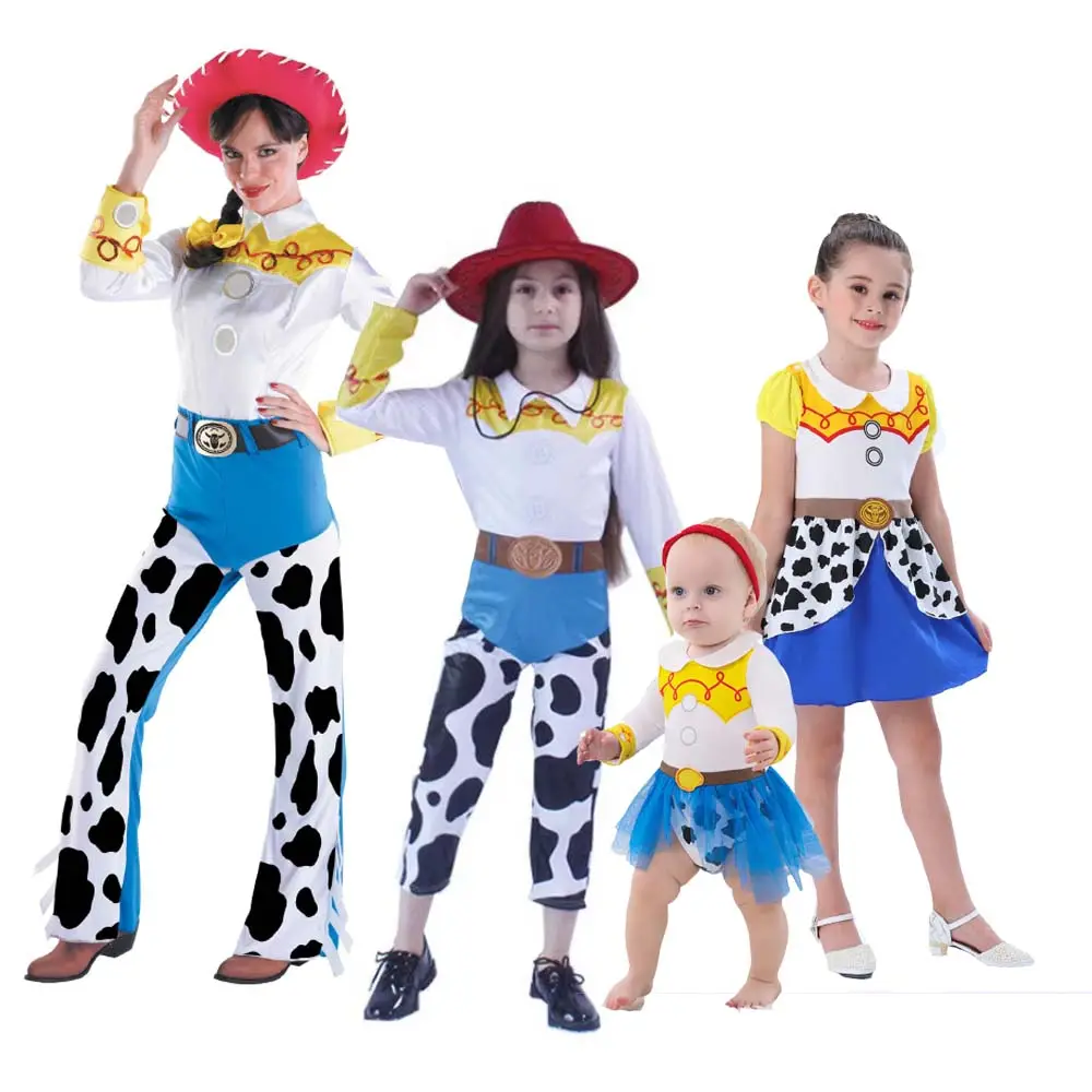 Halloween Party Disfarce Jessie Woody Toy Story Traje Com Cap DMGC-001