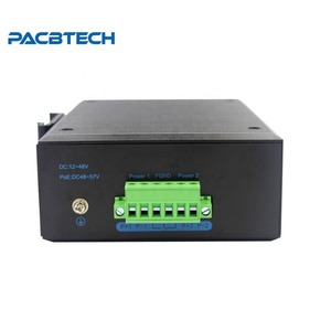 Conmutador Ethernet Industrial 4 puertos RJ45 4 puertos de fibra SC Carril Din 10/100M Red IP Soporte de red DC12 ~ 52V Entrada de alimentación 20Km - Product Image 5