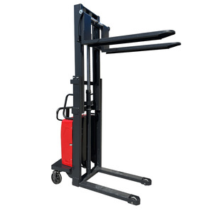 Best Price <strong>Unloading</strong> Cargo for Van Trucks Self <strong>Loading</strong> Stacker Portable <strong>Pallet</strong> Customized Inox All Terrain Semi Electric Stacker - Product Image 2