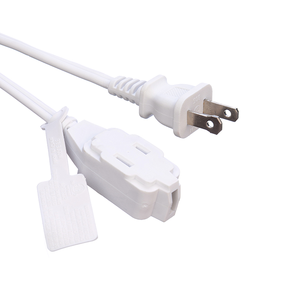 ETL Listed 2 Prong Female to Male Extension <strong>Cord</strong> Polarized <strong>18</strong> <strong>Awg</strong> Cable Nema 1-15p From Power Cable Manufacturers for US Market - Product Image 2