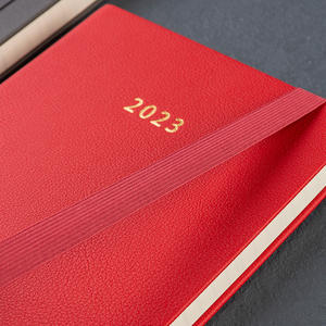 2023 Pu Lederen Harde Hoes A5 Planner Dagelijks Wekelijks Maandelijks Dagboek - Product Image 4