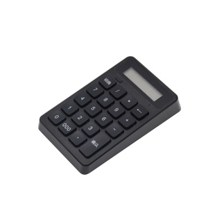 Tastiera numerica con numero Wireless 2.4 GHz ricaricabile personalizzata a 19 tasti con Display a LED