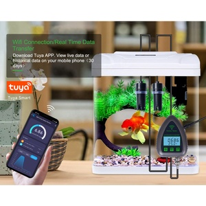 ใหม่ Tuya Smart WiFi เครื่องตรวจสอบความเค็มแบบออนไลน์มีความแม่นยำสูง5 in 1 Salt TDS G.S TEMP PH Water TDS - Product Image 3