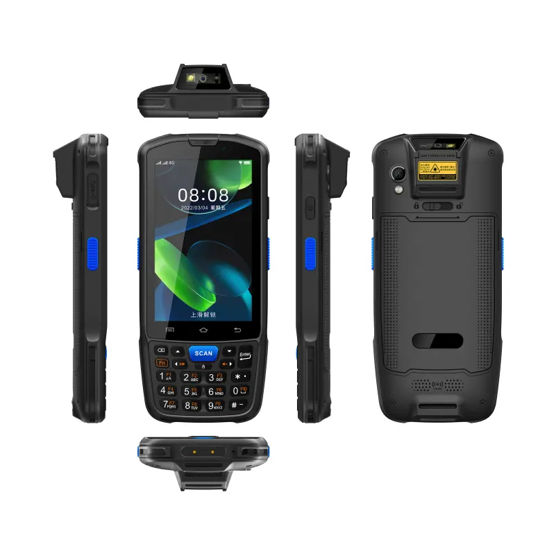 IP67 Robustes Handheld Android 1D 2D QR-Code Barcode-Scanner Pda-Telefon mit Zebra 2D-Scan-Engine für die Logistik