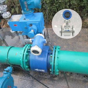 RS485 4-20ma Salida de pulso Agua líquida conductora Caudalímetro magnético Medidor de flujo electromagnético - Product Image 2
