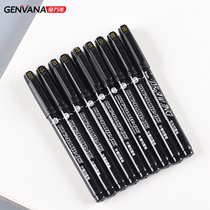 İpucu boyut 0.05,0.1,0.2,0.3,0.4,0.5,0.7,0.8, fırça ucu su geçirmez cetvel kalemi sanatçı kalem - Product Image 3