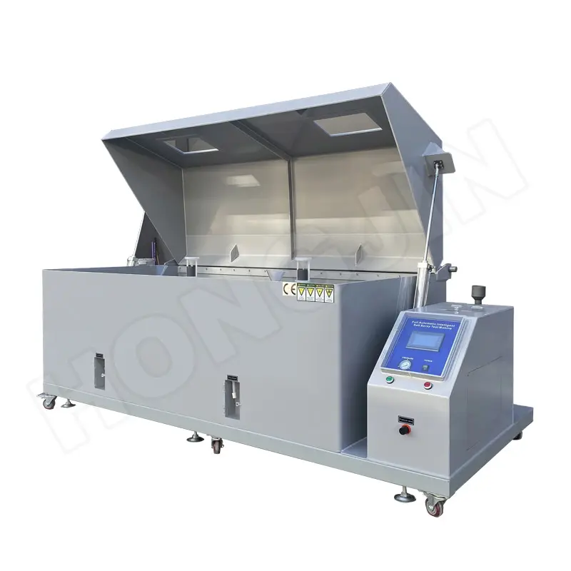 ماكينة اختبار رش الملح والتآكل الأوتوماتيكية من Hongjin ، ماكينة اختبار رش الملح 40/60/ماكينة اختبار رش الملح بطلاء المعادن