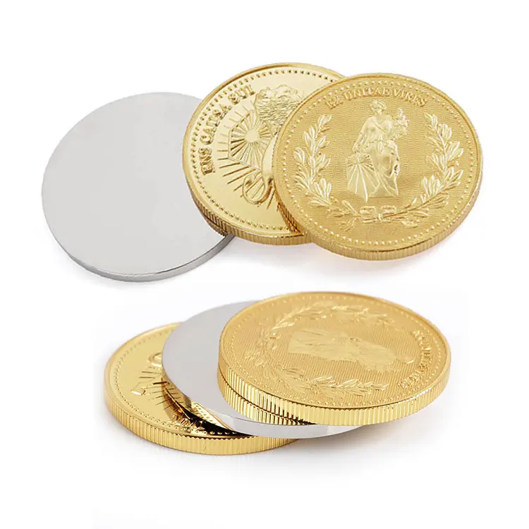 Moneda de oro y plata antigua personalizada, fabricación de monedas conmemorativas de metal de aleación de zinc 3d, venta al por mayor