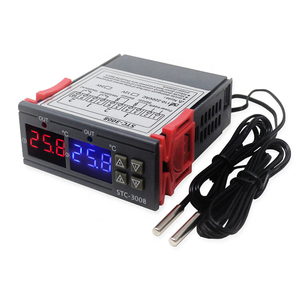 Digital Dual incubadora controlador de temperatura termostato dos salida de relé de Thermoregulator 10A calefacción, refrigeración, STC-3008 - Product Image 2