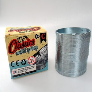 Özel dev gökkuşağı çocuklar renkli Metal Slinkys bahar Orignolss Slinkys oyuncak yürüyüş sihirli bahar - Product Image 2