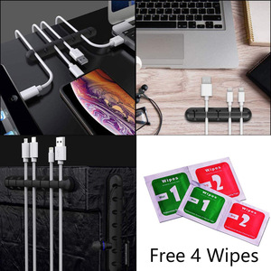ตัวยึดสายคลิปเดสก์ท็อป,ตัวจัดการสายเคเบิลการจัดการสายไฟสำหรับสาย USB Charing/สายไฟ/สายเมาส์พีซีสำนักงานและบ้าน - Product Image 6