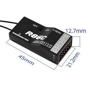 Radiomaster RC FPV Drones 4CH 6CH 8CH SBUS için çoklu protokol alıcısı RSSI FRSKY D16 txrse R81 R84 R86 R86C R88 plastik - Product Image 1