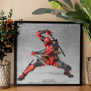ชุดของเล่นโมเดล X-Men Dead-Pool ชุด No.001ของเล่นโมเดลเคลื่อนย้ายได้ทำจาก PVC สำหรับเก็บและตกแต่งบ้าน - Product Image 3