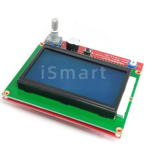 LCD12864 Control Panel 12864 lcd display bildschirm für 3D Printer platine Smart Controller RAMPS1.4 + Switch Board + LCD Cable - Product Image 3