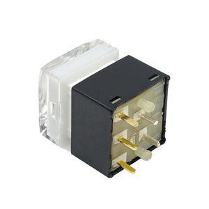 FOSEN Customized Square 15*15mm Light <strong>Switch</strong> 12V Vertical Through Hole <strong>PCB</strong> <strong>With</strong> LED Light <strong>Push</strong> <strong>Button</strong> Tact <strong>Switch</strong> - Product Image 4