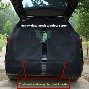 มุ้งกันยุงสำหรับรถยนต์, อุปกรณ์เสริมท้ายรถ SUV ตาข่ายกันยุงม่านกันแดดระบายอากาศ - Product Image 2