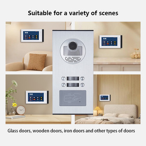 Sistema di videocitofono appartamento 4 unità <span class=keywords><strong>Video</strong></span> citofono per appartamento TUYA APP facile citofono di accesso campanello - Product Image 5