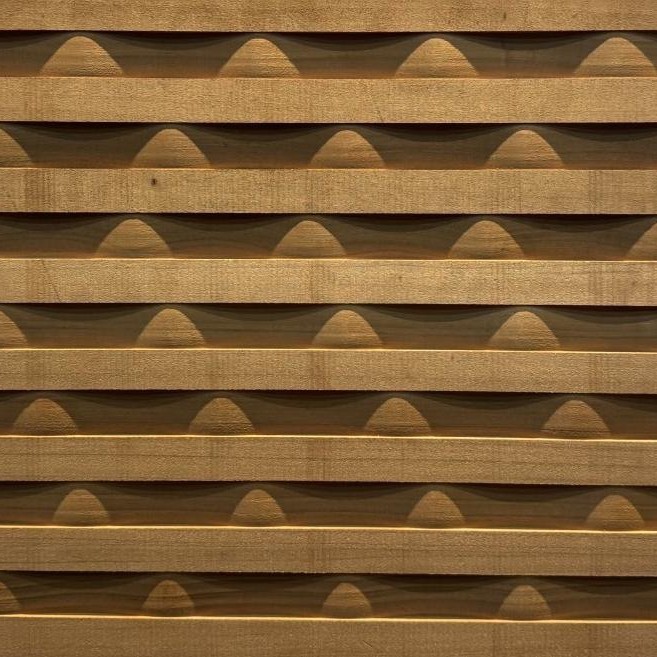 Pannello in legno per parete decorativa - 1000x1000x15 mm
