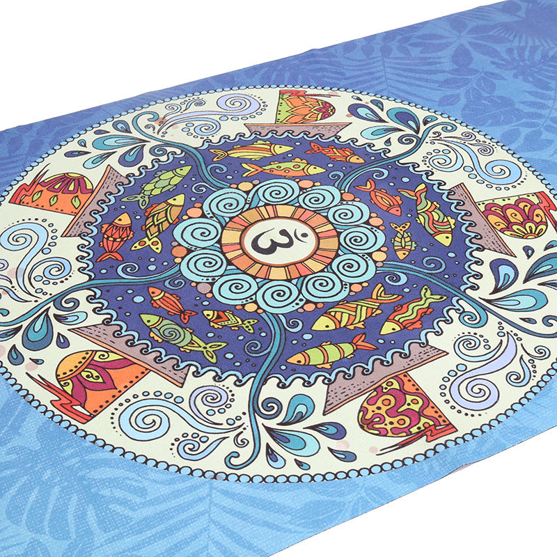 Tapis de yoga en daim-Motif