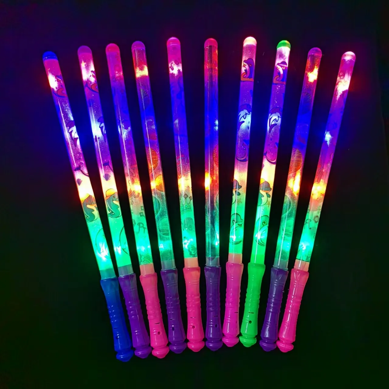 Barras luminosas Led parpadeantes, decoración multicolor para fiestas, bodas y conciertos, novedad, precio bajo